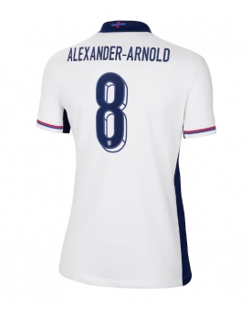 Inghilterra Alexander-Arnold #8 Maglia Gara Casa Repliche Europei 2024 Donna